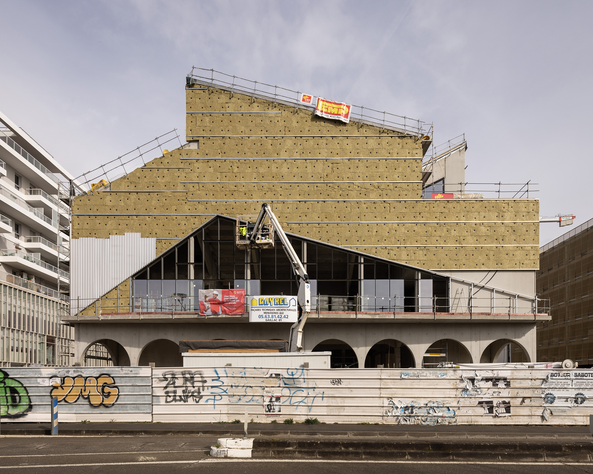 Compagnie architecture, La Cabane, photo chantier Ivan Mathie