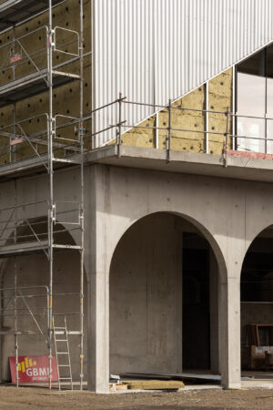 Compagnie architecture, La Cabane, photo chantier Ivan Mathie