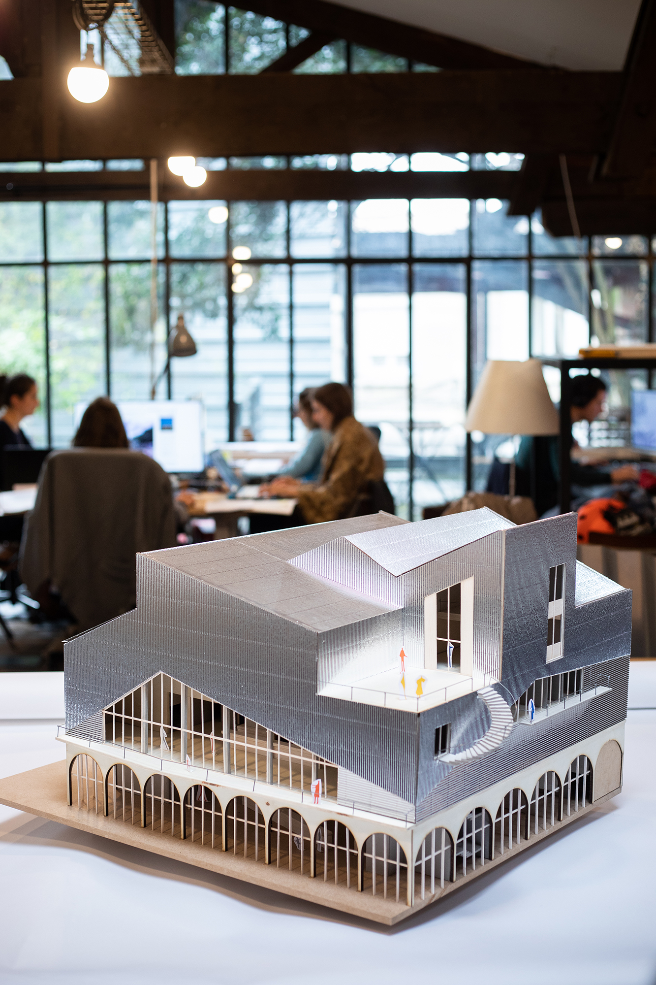 Compagnie architecture, La Cabane, photo maquette Ivan Mathie