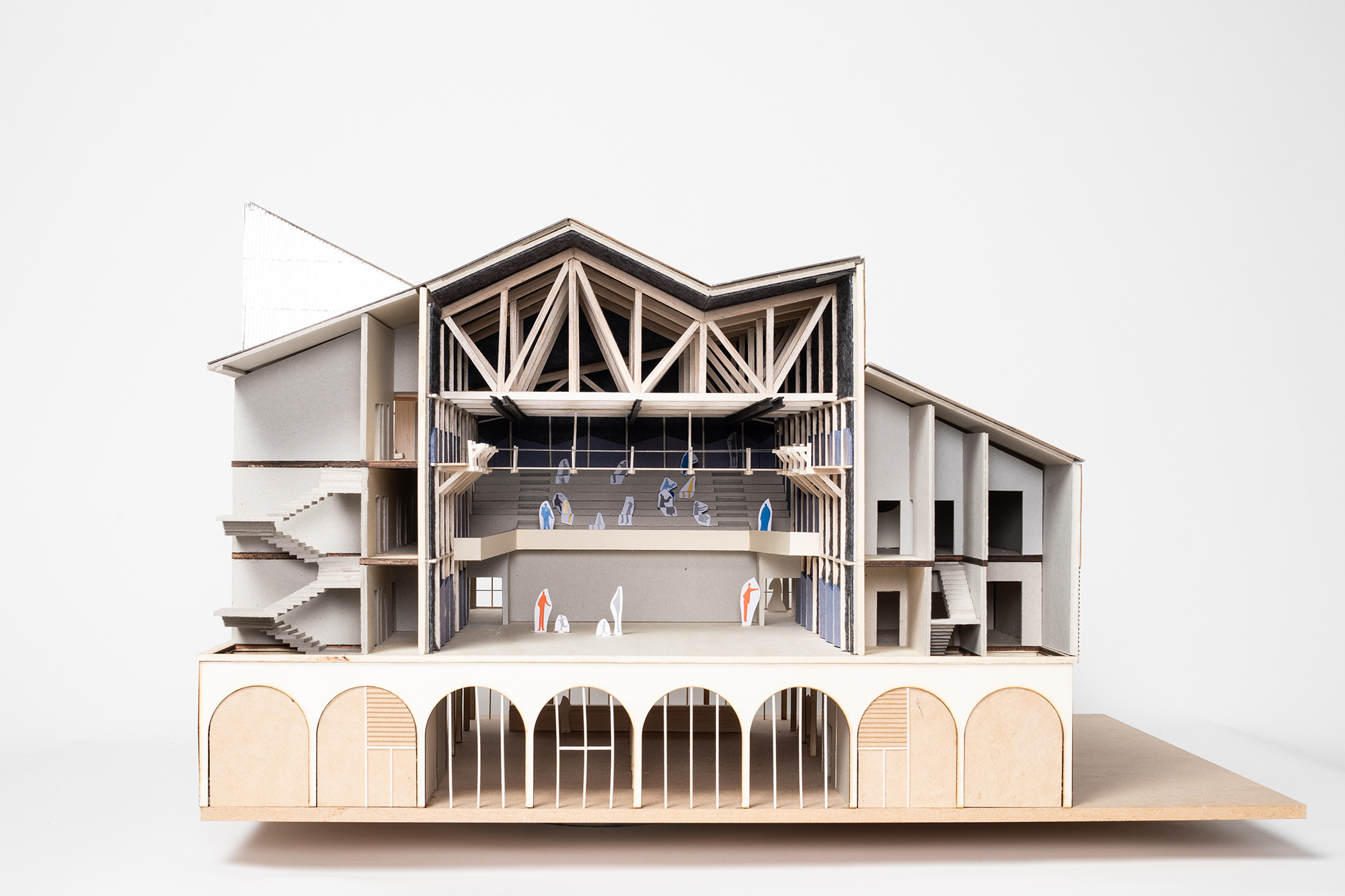 Compagnie architecture, La Cabane, photo maquette Ivan Mathie