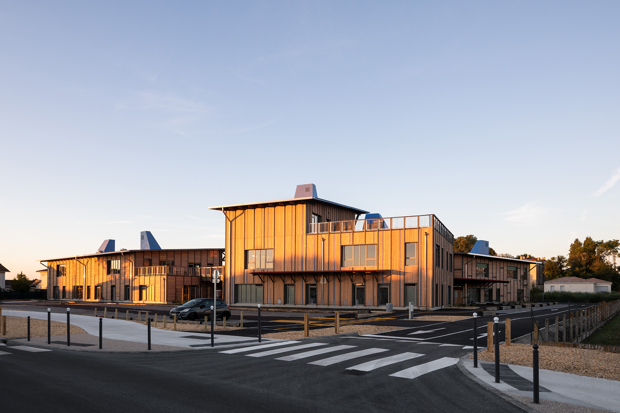 Compagnie architecture, groupe scolaire Frida Kahlo, Bruges, photo Ivan Mathie