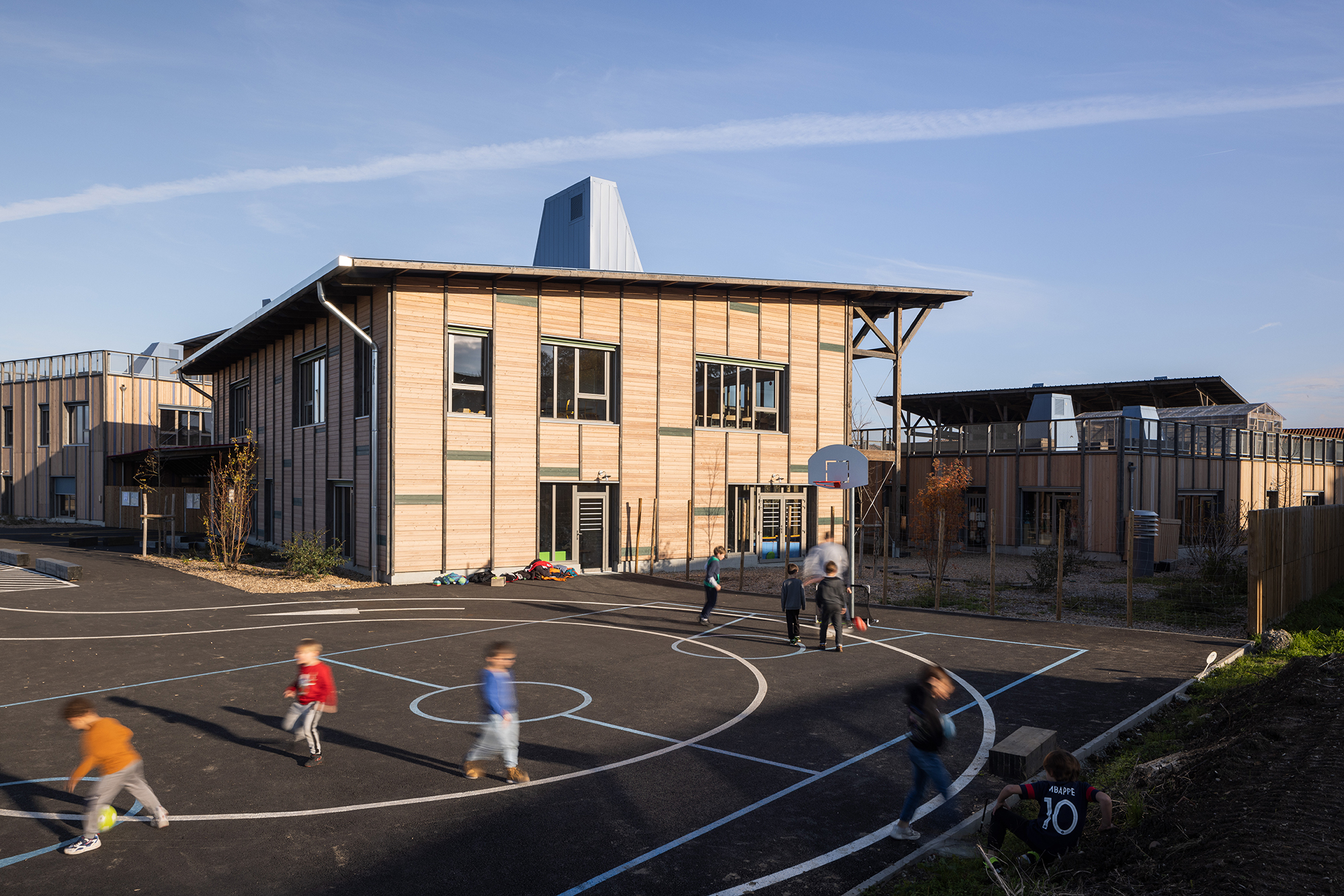 Compagnie architecture, groupe scolaire Frida Kahlo, Bruges, photo Ivan Mathie