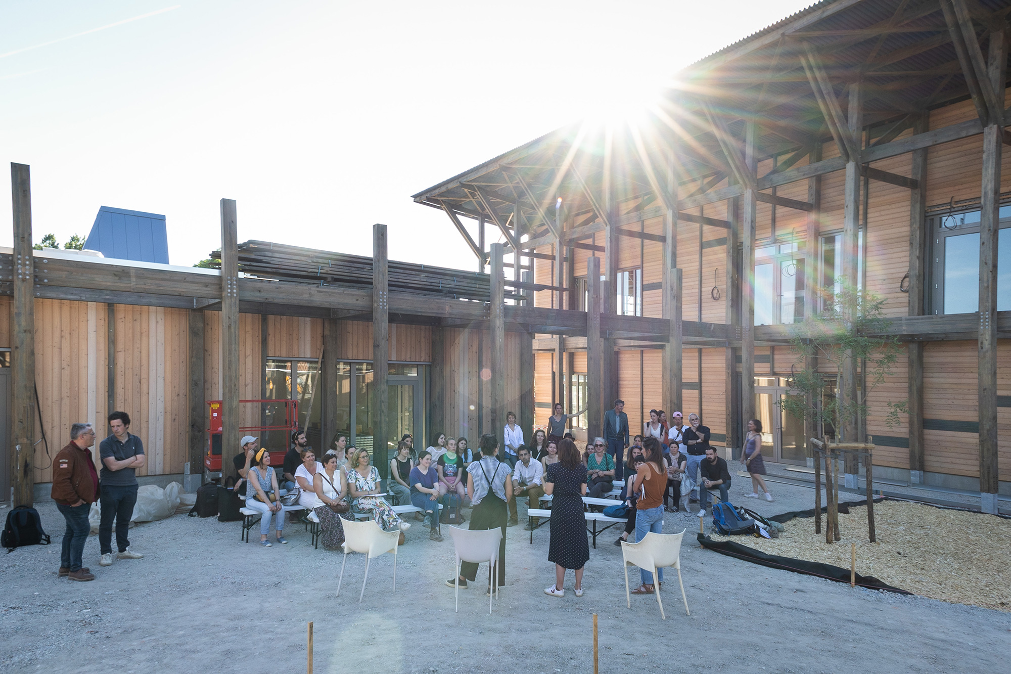 Compagnie architecture, groupe scolaire Frida Kahlo, Bruges, photo Ivan Mathie