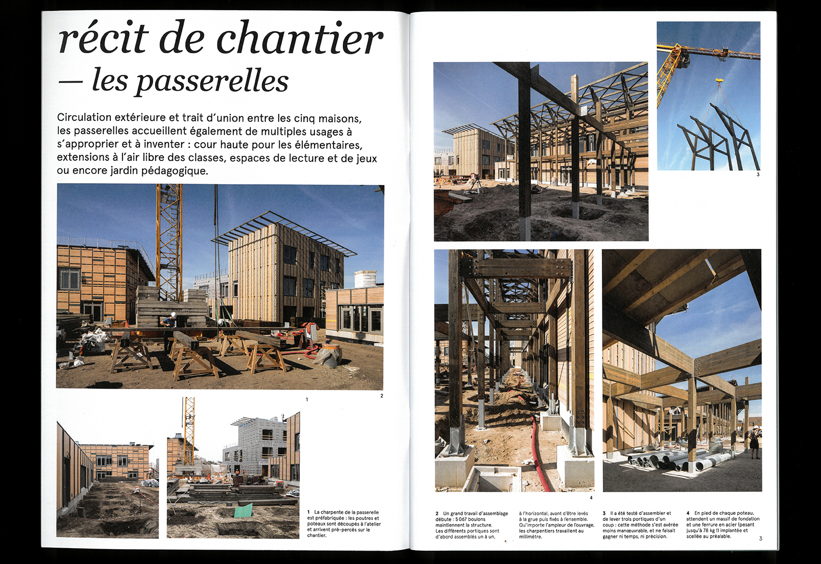 Compagnie architecture, groupe scolaire Frida Kahlo, Bruges, Cahiers de chantier