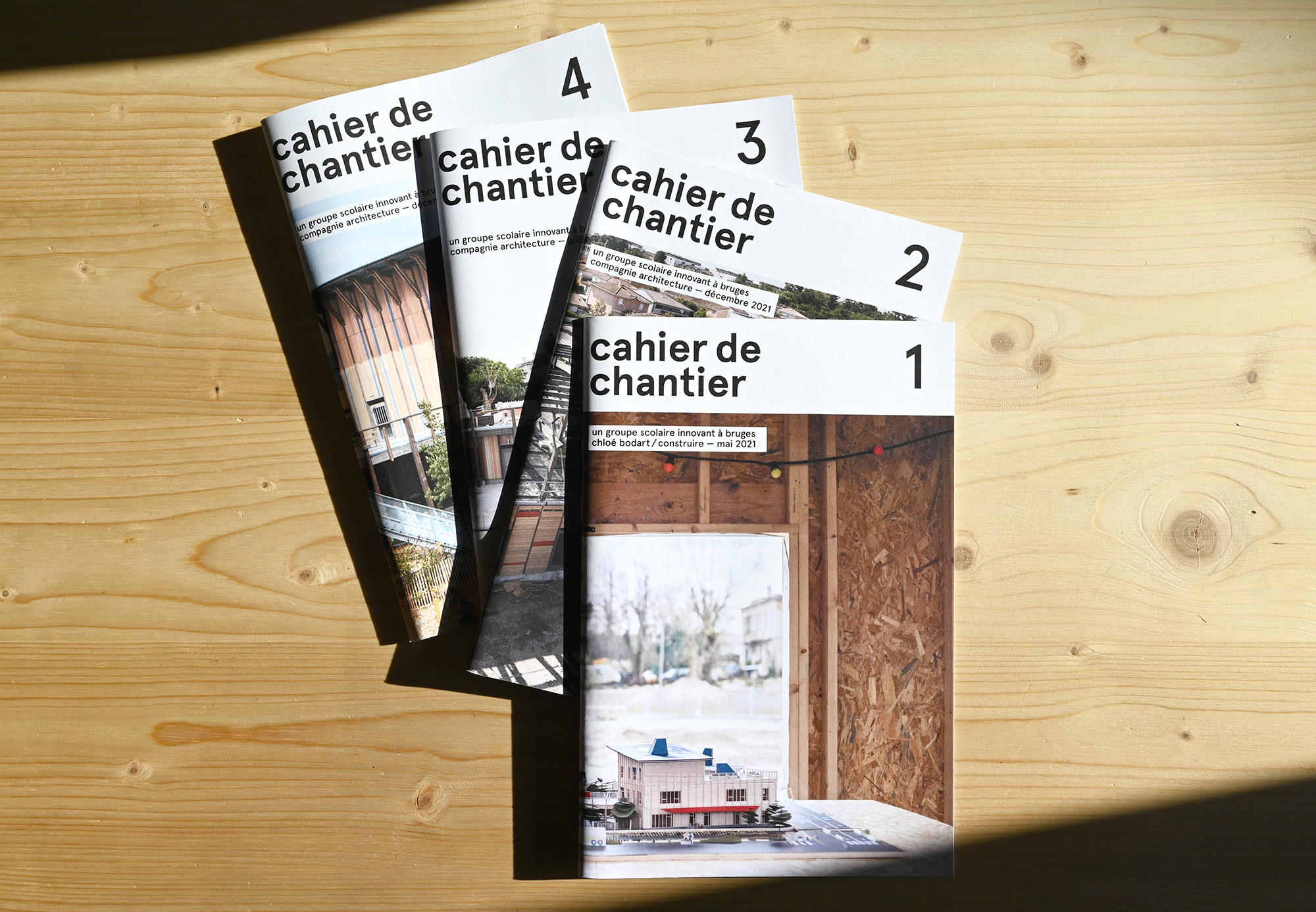 Compagnie architecture, groupe scolaire Frida Kahlo, Bruges, Cahiers de chantier