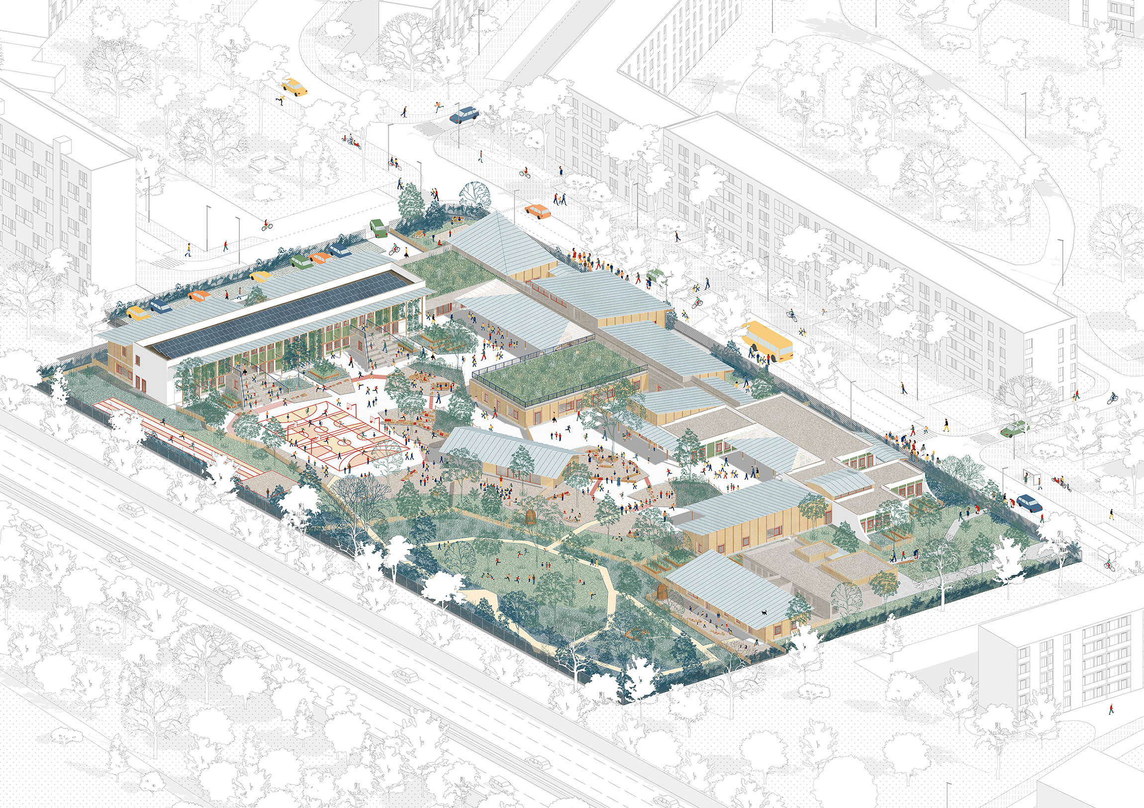 Compagnie architecture, groupe scolaire Georges Leygues
