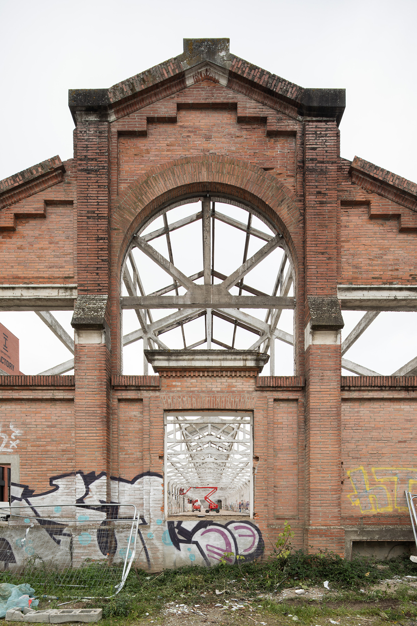 Compagnie architecture, Halles de la Cartoucherie, photo chantier Ivan Mathie