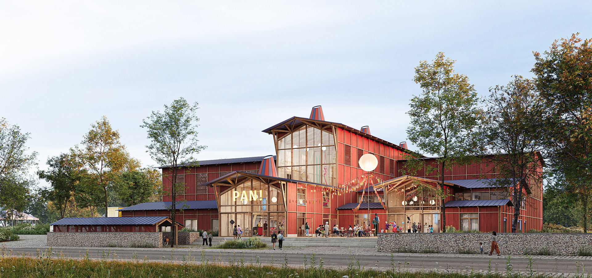 Compagnie architecture, Port des arts nomades, image Airstudio