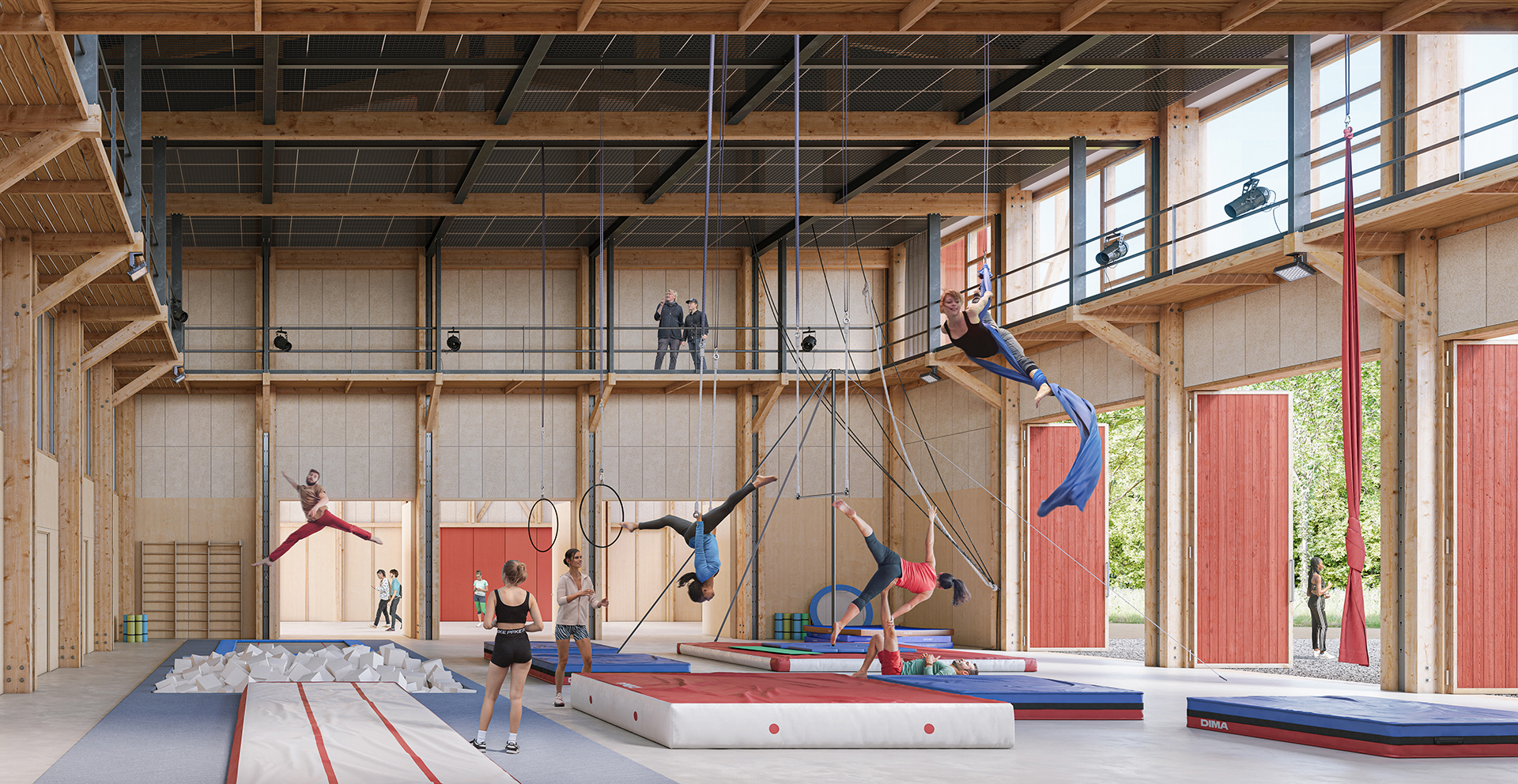 Compagnie architecture, Port des arts nomades, image Airstudio
