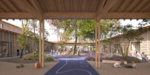 Compagnie architecture, coeur de village, concours, image Airstudio
