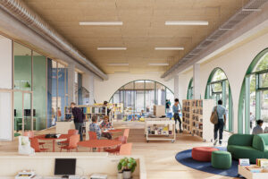Compagnie architecture, coeur de village, concours, image Airstudio