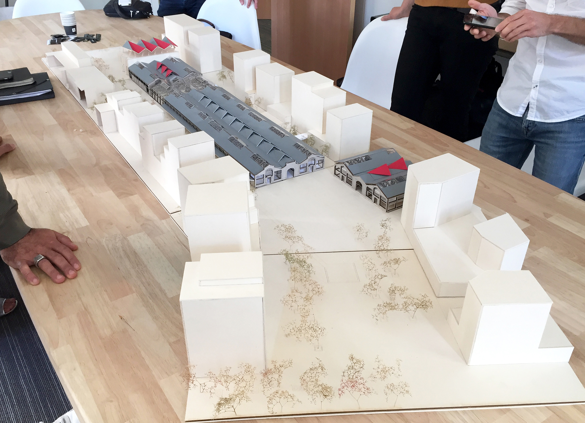 Compagnie architecture, cinéma halle 128, maquette
