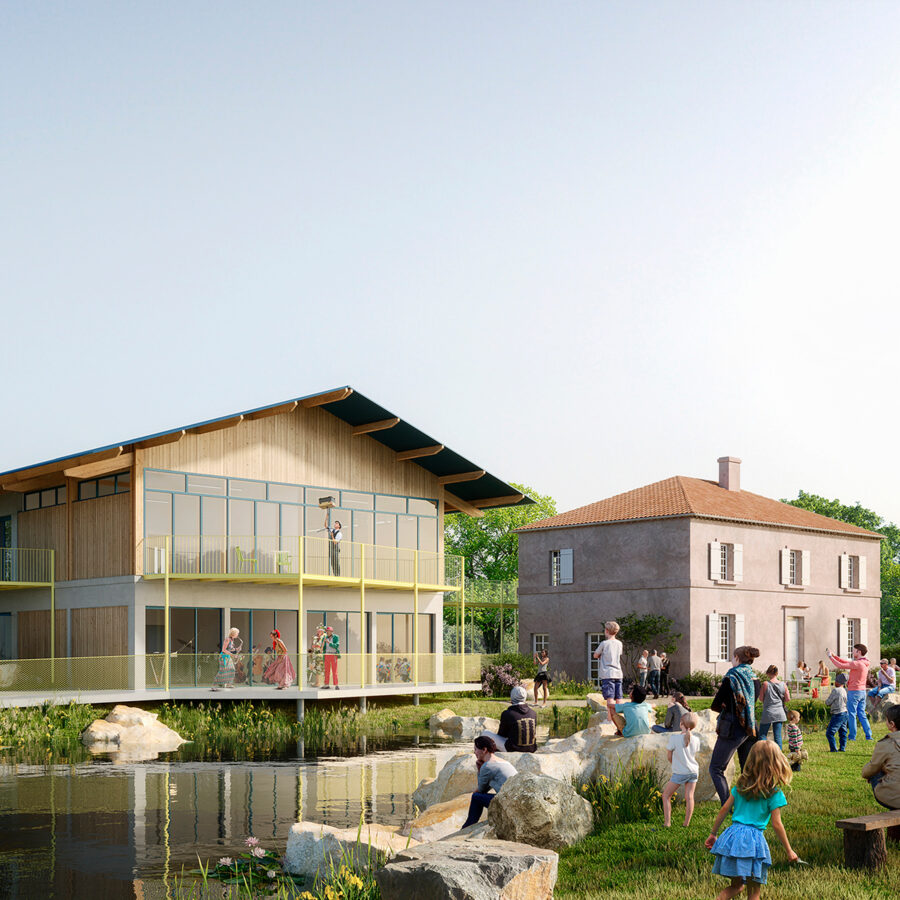 Concours perdu : restructuration et l’extension de l’ancien presbytère de Latresne pour la création d’un pôle de pratiques artistiques