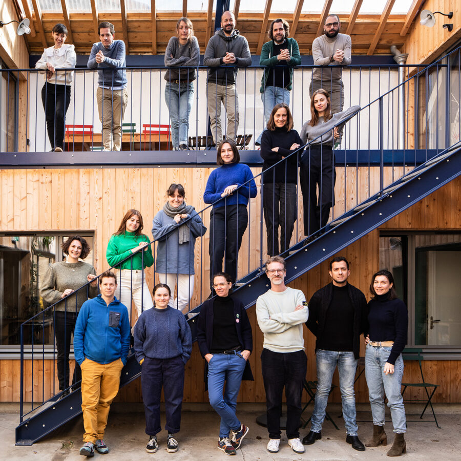 Photo de classe avec nos colocs du 88 rue Lecocq