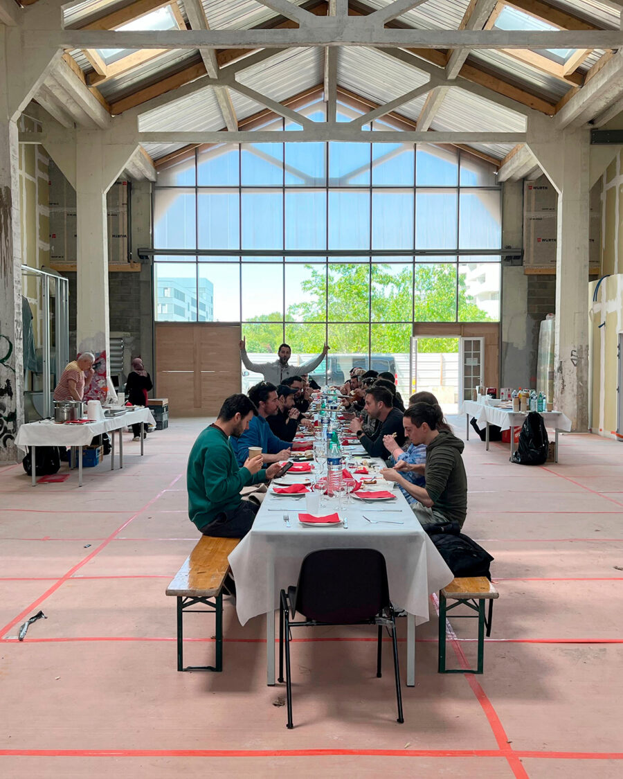 Déjeuner de chantier