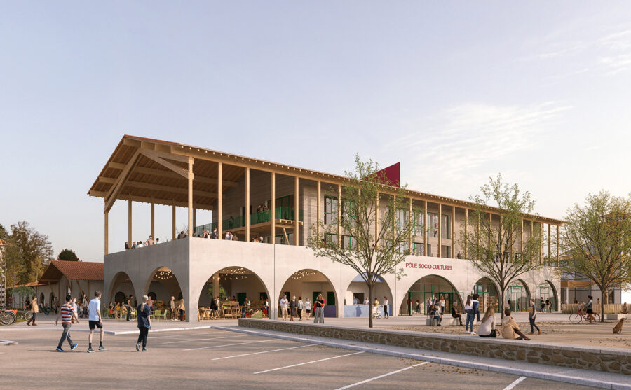Concours perdu : construction d'une école maternelle, une médiathèque, un auditorium, un bureau d'information touristique et des locaux associatifs