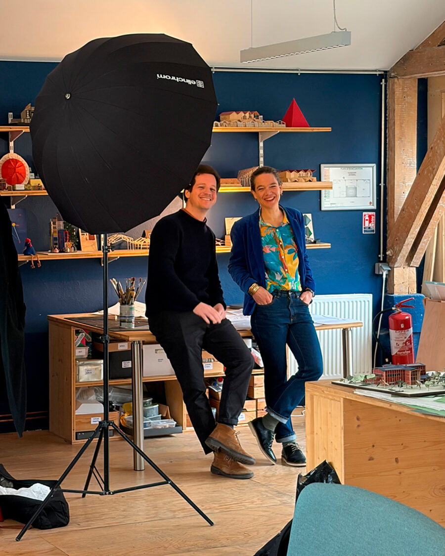 Coulisses d'une séance photo avec Télérama