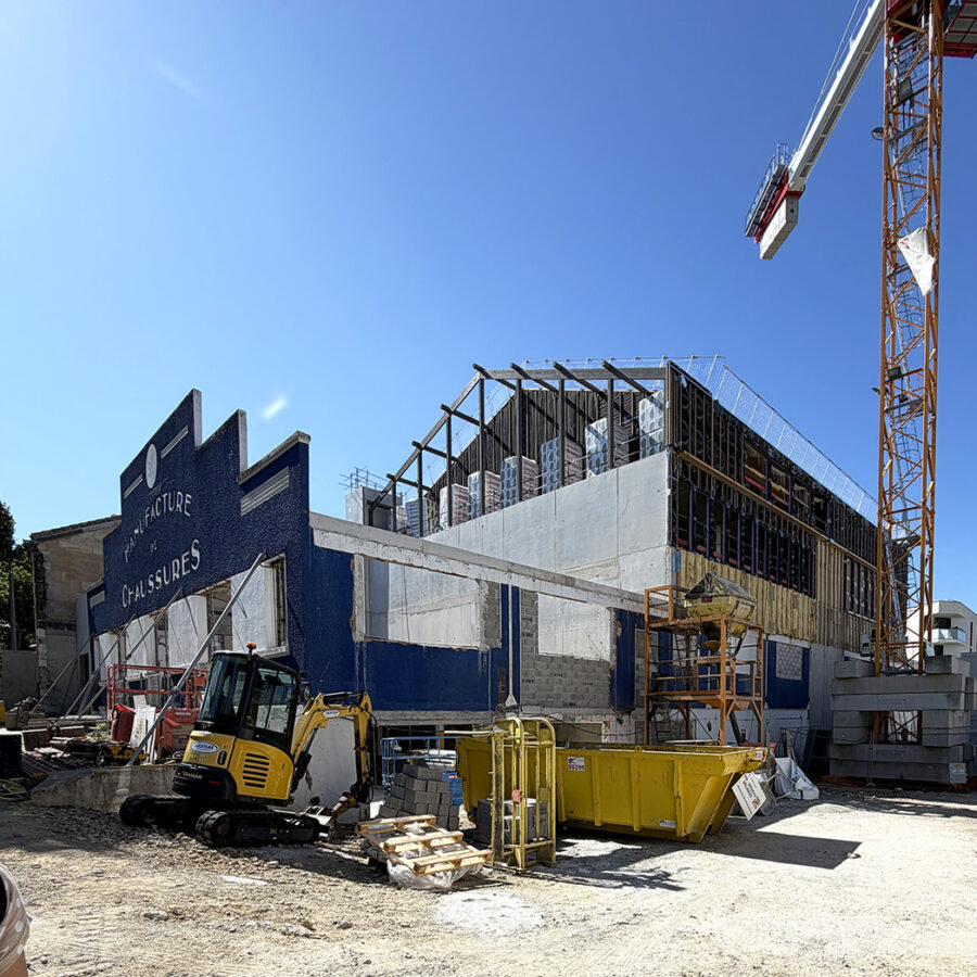 Surélévation en cours à La Manufacture CDCN !
